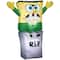 3ft. Airblown® Inflatable SpongeBob as Monster on Tombstone